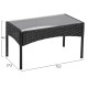 ΣΕΤ ΣΑΛΟΝΙ 4ΤΜΧ FB96089.04 ΣΥΝΘ.RATTAN ΜΑΥΡΟ-ΜΠΕΖ ΜΑΞΙΛΑΡΙΑ