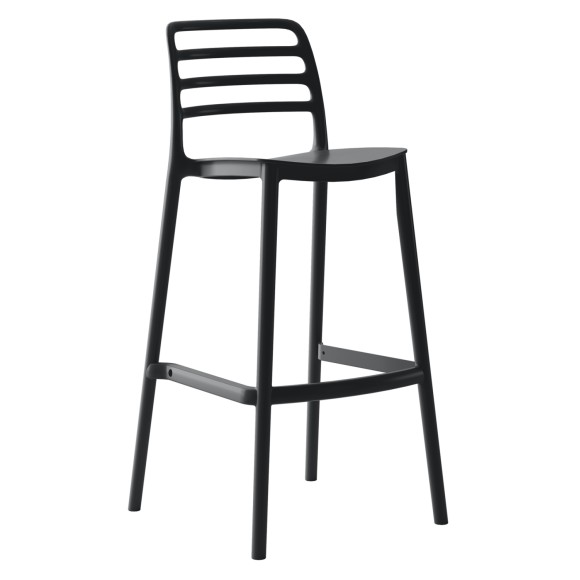 ΣΚΑΜΠΟ BAR ΠΟΛΥΠΡΟΠΥΛΕΝΙΟΥ FB96099.02 ΜΑΥΡΟ 37,2x50x101,5Υεκ.