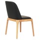 KΑΡΕΚΛΑ ΤΡΑΠΕΖΑΡΙΑΣ FB99944.01 RUBBERWOOD-ΜΑΥΡΟ PU 54,5x58x86Υεκ - 2τμχ