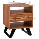 ΚΟΜΟΔΙΝΟ ΑΠΟ ΜΑΣΙΦ ΞΥΛΟ ΑΚΑΚΙΑΣ FB98473.11 45x35x57Y εκ.