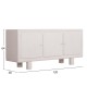 ΜΠΟΥΦΕΣ FB918068 MDF ΣΕ ΥΠΟΛΕΥΚΟ ΧΡΩΜΑ-3 ΠΟΡΤΕΣ 140x38x64Υεκ.
