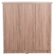 ΝΤΟΥΛΑΠΑ 3ΦΥΛΛΗ ΜΕ ΡΑΦΙΑ FB92482.01 SONAMA OAK ΜΕΛΑΜΙΝΗ 120-116x40x123,5Υεκ.