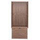 ΝΤΟΥΛΑΠΑ ΜΕ ΣΥΡΤΑΡΙΑ FB92484.11 SONAMA OAK ΜΕΛΑΜΙΝΗ 80x48x183Υεκ.