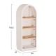 ΡΑΦΙΕΡA FB918044 MDF ΥΠΟΛΕΥΚΟ-ΡΑΦΙΑ ΞΥΛΟ ΕΛΑΤΟΥ ΦΥΣΙΚΟ 80x38x188,5Υεκ.