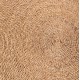 ΧΑΛΙ ΣΤΡΟΓΓΥΛΟ CRATER FB97848 MENDONG GRASS ΣΕ ΦΥΣΙΚΟ ΧΡΩΜΑ Φ120εκ.
