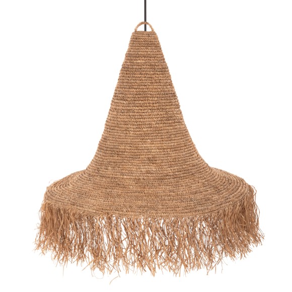 ΦΩΤΙΣΤΙΚΟ ΟΡΟΦΗΣ ΚΡΕΜΑΣΤΟ FB94033 RATTAN ΣΕ ΦΥΣΙΚΟ Φ103x84,5-106Yεκ.