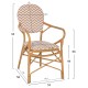 ΠΟΛΥΘΡΟΝΑ ΑΛΟΥΜΙΝΙΟΥ BAMBOO LOOK ΦΥΣΙΚΟ - ΛΕΥΚΟ FB95928.03 55x58x95Yεκ.
