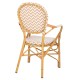 ΠΟΛΥΘΡΟΝΑ ΑΛΟΥΜΙΝΙΟΥ BAMBOO LOOK ΦΥΣΙΚΟ - ΛΕΥΚΟ FB95928.03 55x58x95Yεκ.