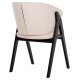 ΚΑΡΕΚΛΑ FB99746.01 RUBBERWOOD ΣΕ ΜΑΥΡΟ ΧΡΩΜΑ-ΜΠΕΖ ΥΦΑΣΜΑ 55x60x84Yεκ. - 2τμχ