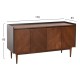 ΜΠΟΥΦΕΣ FB99740 MDF ΣΕ ΣΚΟΥΡΟ ΓΚΡΙ & ΚΑΡΥΔΙ ΚΑΠΛΑΜΑ 170x43x83Υεκ.