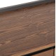 ΜΠΟΥΦΕΣ FB99740 MDF ΣΕ ΣΚΟΥΡΟ ΓΚΡΙ & ΚΑΡΥΔΙ ΚΑΠΛΑΜΑ 170x43x83Υεκ.