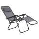 ΠΟΛΥΘΡΟΝΑ RELAX FB95095.11 ΓΚΡΙ TEXTILENE-ΜΑΥΡΟ ΜΕΤΑΛΛΟ 67x145x110Υεκ.