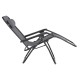 ΠΟΛΥΘΡΟΝΑ RELAX FB95095.11 ΓΚΡΙ TEXTILENE-ΜΑΥΡΟ ΜΕΤΑΛΛΟ 67x145x110Υεκ.