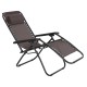 ΠΟΛΥΘΡΟΝΑ RELAX FB95095.13 ΚΑΦΕ TEXTILENE-ΜΑΥΡΟ ΜΕΤΑΛΛΟ 67x145x110Υεκ.