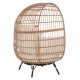 ΠΟΛΥΘΡΟΝΑ ΦΩΛΙΑ ALLEGRA FB95764 ΜΕ WICKER ΣΕ ΜΠΕΖ ΑΠΟΧΡΩΣΗ 110x85x148 εκ.