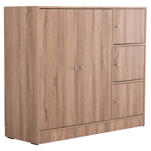 ΝΤΟΥΛΑΠΙ ΜΕ 4 ΑΠΟΘ.ΧΩΡΟΥΣ FB92480.02 SONAMA OAK ΜΕΛΑΜΙΝΗ 117x39,5x99,5Υεκ