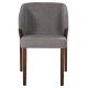 ΚΑΡΕΚΛΑ FB99749 RUBBERWOOD ΣΕ ΚΑΡΥΔΙ-ΓΚΡΙ ΥΦΑΣΜΑ 50x53x77Υεκ. - 2τμχ