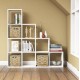 ΒΙΒΛΙΟΘΗΚΗ ΜΕΛΑΜΙΝΗΣ ΛΕΥΚΟ 120x30x123,6Υεκ.FB99238.11