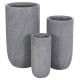 ΣΕΤ 3ΤΜΧ ΓΛΑΣΤΡΕΣ ΚΥΛΙΝΔΡΟΙ FB94720 FIBERCLAY-ΧΡΩΜΑ CEMENT Φ44x79Υεκ