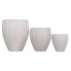ΣΕΤ 3ΤΜΧ ΓΛΑΣΤΡΕΣ ΣΤΡΟΓΓΥΛΕΣ FB94728 FIBERCLAY-ΧΡΩΜΑ CEMENT Φ48x56Υεκ