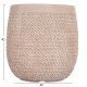 ΣΕΤ 4ΤΜΧ ΓΛΑΣΤΡΕΣ ΣΤΡΟΓΓΥΛΕΣ FB94722 FIBERCLAY--IVORY CEMENT Φ54x54Υεκ