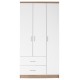 ΝΤΟΥΛΑΠΑ 3ΦΥΛΛΗ ME 2 ΣΥΡΤΑΡΙΑ FB9340.06 SONAMA - ΛΕΥΚO 89x42,5x181 εκ.