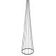 ΦΩΤΙΣΤΙΚΟ ΔΑΠΕΔΟΥ ΜΕΤΑΛΛΙΚΟ ΓΚΡΙ FB97581.01 Φ38x144 εκ.