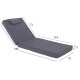 ΜΑΞΙΛΑΡΙ ΞΑΠΛΩΣΤΡΑΣ TEXTILENE ΓΚΡΙ FB911237.30T 194(114+1+73)x72x11 εκ.