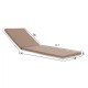 ΜΑΞΙΛΑΡΙ ΞΑΠΛΩΣΤΡΑΣ TEXTILENE 600gr/m2 2X1 SIFNOS ΜΠΕΖ FB911234.60T 196(117+1+78)x58x6εκ.