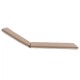 ΜΑΞΙΛΑΡΙ ΞΑΠΛΩΣΤΡΑΣ TEXTILENE 600gr/m2 2X1 SIFNOS ΜΠΕΖ FB911234.60T 196(117+1+78)x58x6εκ.