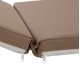 ΜΑΞΙΛΑΡΙ ΞΑΠΛΩΣΤΡΑΣ TEXTILENE 600gr/m2 2X1 SIFNOS ΜΠΕΖ FB911234.60T 196(117+1+78)x58x6εκ.
