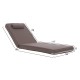 ΜΑΞΙΛΑΡΙ ΞΑΠΛΩΣΤΡΑΣ TEXTILENE 600gr/m2 2X1 SIFNOS FB911236.04T 196(117+1+78)x58x8 εκ.