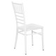 ΚΑΡΕΚΛΑ ΠΟΛΥΠΡΟΠΥΛΕΝΙΟΥ CATERING TIFFANY NEW FB98058.03 ΛΕΥΚΗ 41.2x49.7x89Υεκ.