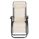 ΠΟΛΥΘΡΟΝΑ RELAX FB95095.12 ΜΠΕΖ TEXTILENE-ΜΑΥΡΟ ΜΕΤΑΛΛΟ 67x145x110Υεκ. - 2τμχ