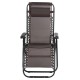 ΠΟΛΥΘΡΟΝΑ RELAX FB95095.13 ΚΑΦΕ TEXTILENE-ΜΑΥΡΟ ΜΕΤΑΛΛΟ 67x145x110Υεκ. - 2τμχ