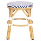 ΣΚΑΜΠΟ ΑΛΟΥΜΙΝΙΟΥ FB96285.05 BAMBOO LOOK-TEXTILENE ΛΕΥΚΟ-ΜΠΛΕ Φ36x46Υεκ.