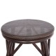ΣΚΑΜΠΟ ΑΛΟΥΜΙΝΙΟΥ ΜΕΣ.ΥΨΟΥΣ FB96286.01 BAMBOO LOOK & TEXTILENE ΚΑΦΕ 43x43x65Υεκ