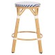 ΣΚΑΜΠΟ ΑΛΟΥΜΙΝΙΟΥ ΜΕΣ.ΥΨΟΥΣ FB96286.05 BAMBOO LOOK & TEXTILENE ΜΠΛΕ 43x43x65Υεκ