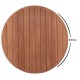 ΕΠΙΦΑΝΕΙΑ ΤΡΑΠΕΖΙΟΥ ΣΤΡΟΓΓΥΛΗ FB918132 ΞΥΛΟ TEAK--ΦΥΣΙΚΟ Φ60x4(πάχος)εκ.