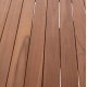 ΕΠΙΦΑΝΕΙΑ ΤΡΑΠΕΖΙΟΥ ΣΤΡΟΓΓΥΛΗ FB918133 ΞΥΛΟ TEAK--ΦΥΣΙΚΟ Φ70x4(πάχος)εκ.