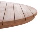 ΕΠΙΦΑΝΕΙΑ ΤΡΑΠΕΖΙΟΥ ΣΤΡΟΓΓΥΛΗ FB918133 ΞΥΛΟ TEAK--ΦΥΣΙΚΟ Φ70x4(πάχος)εκ.