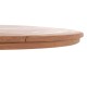 ΕΠΙΦΑΝΕΙΑ ΤΡΑΠΕΖΙΟΥ ΣΤΡΟΓΓΥΛΗ FB918134 ΞΥΛΟ TEAK--ΦΥΣΙΚΟ Φ80x4(πάχος)εκ.