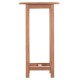 ΤΡΑΠΕΖΙ/ΣΤΑΝΤ ΜΠΑΡ ΣΤΡΟΓΓΥΛΟ FB918114 ΞΥΛΟ TEAK--ΦΥΣΙΚΟ Φ60x105Υεκ.
