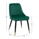 ΣΕΤ ΤΡΑΠΕΖΑΡΙΑΣ 5ΤΜΧ FB911198.03 MDF TOP-ΒΕΛΟΥΔΟ ΚΥΠΑΡΙΣΣΙ & ΜΕΤΑΛΛΟ ΜΑΥΡΟ