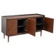 ΜΠΟΥΦΕΣ FB99740 MDF ΣΕ ΣΚΟΥΡΟ ΓΚΡΙ & ΚΑΡΥΔΙ ΚΑΠΛΑΜΑ 170x43x83Υεκ.