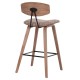ΣΚΑΜΠΟ ΜΠΑΡ ΜΕΣ.ΥΨΟΥΣ FB99984.01 PLYWOOD ΣΕ WHITEWASH-ΚΑΦΕ ΥΦΑΣΜΑ 50x48x90Υεκ. - 2τμχ