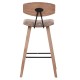 ΣΚΑΜΠΟ ΜΠΑΡ ΜΕΣ.ΥΨΟΥΣ FB99984.01 PLYWOOD ΣΕ WHITEWASH-ΚΑΦΕ ΥΦΑΣΜΑ 50x48x90Υεκ. - 2τμχ