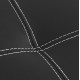 ΚΑΝΑΠΕΣ ΚΡΕΒΑΤΙ 3Θ FB93002.02 ΜΑΥΡΟΣ PU ΜΕ ΓΑΖΙΑ 186x90x82