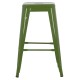 ΣΚΑΜΠΟ ΜΕΣΑΙΟΥ ΥΨΟΥΣ ΜΕΤΑΛΛΙΚΟ FB98573.53 ΣΕ LIGHT OLIVE GREEN 43x43x67Υεκ.