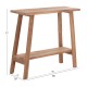 ΚΟΝΣΟΛΑ FB918256 ΞΥΛΟ TEAK ΣΕ ΦΥΣΙΚΟ ΧΡΩΜΑ 90x30x77Υεκ.